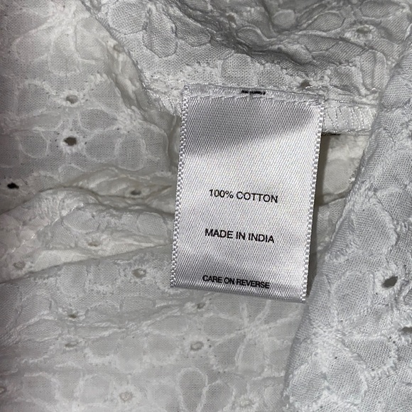 New York and Co. White Floral Blouse - Picture 4 of 4